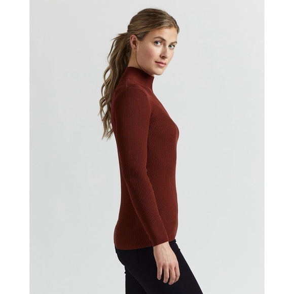 Pendleton Rust Turtle Neck Sweater Merino Wool - Picture 1 of 7